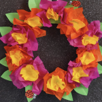 Paper Flower Wreath