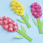 Paper Hyacinths Flower Craft